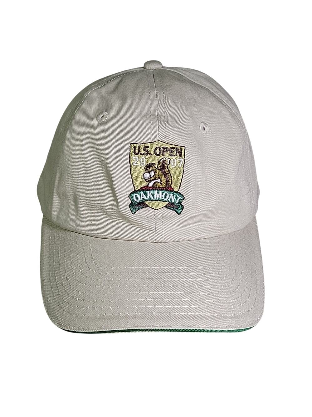 USGA Slideback Hat US Open Oakmont 2007 Golf Embroidered Logo USGA Member